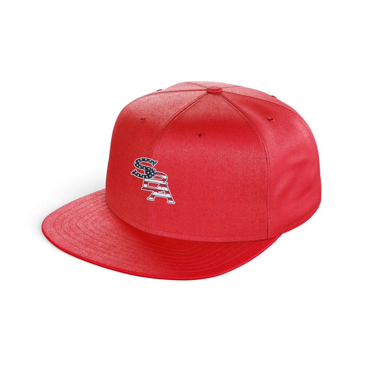 SBA ALL RED/US LOGO HAT – SBA THREAD
