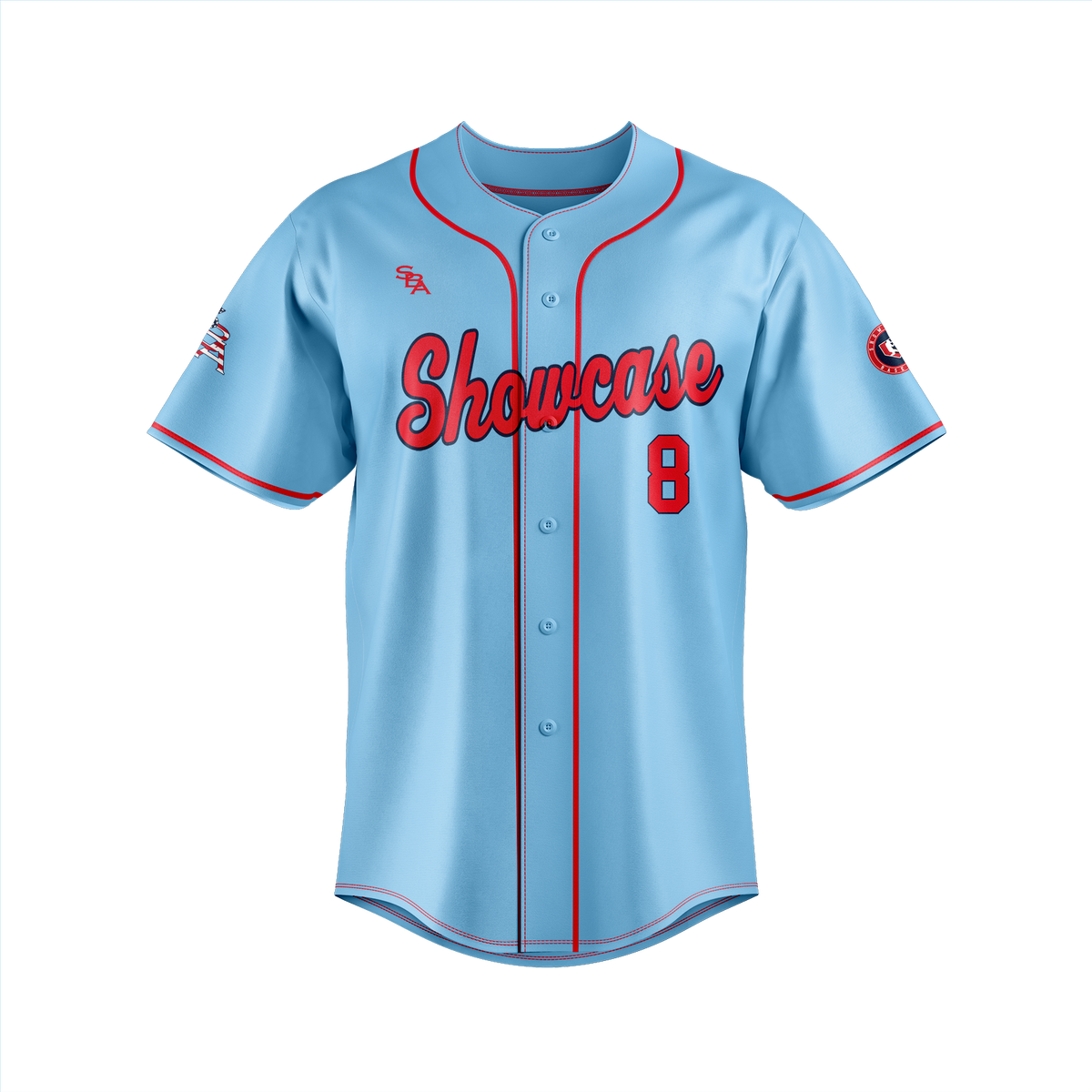 SBA BOLTS COLUMBIA JERSEY ( Custom Made ) – SBA THREAD LLC