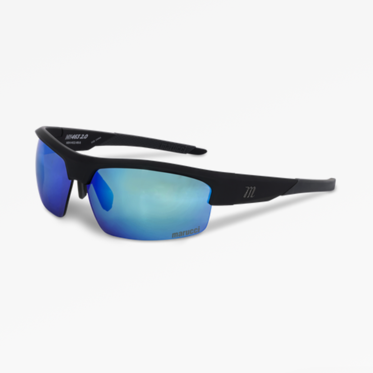 Mv463 20 Youth Performance Sunglasses Matte Black Sba Threads 